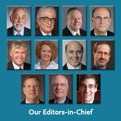 portraits of editors-in-chief representing each specialty covered on PracticeUpdate.